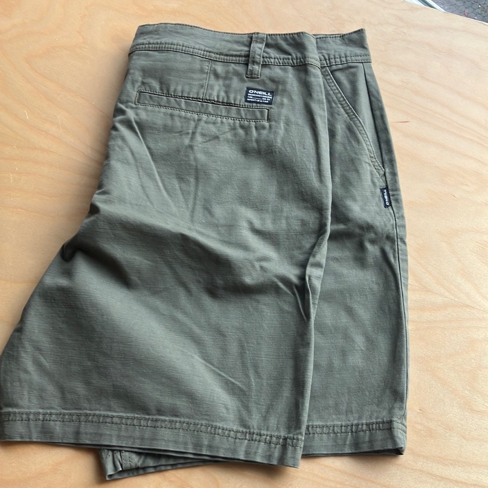 O'Neill Green Cargo Shorts Relaxed Fit